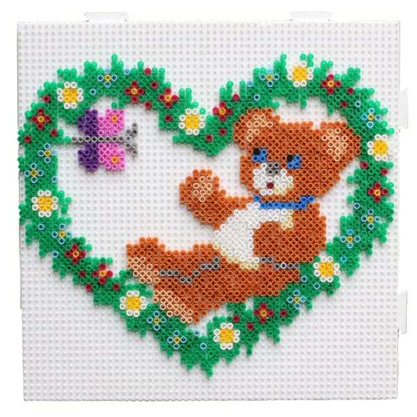 Hama Mini perlebrett stor firkant 15 cm 2 stk