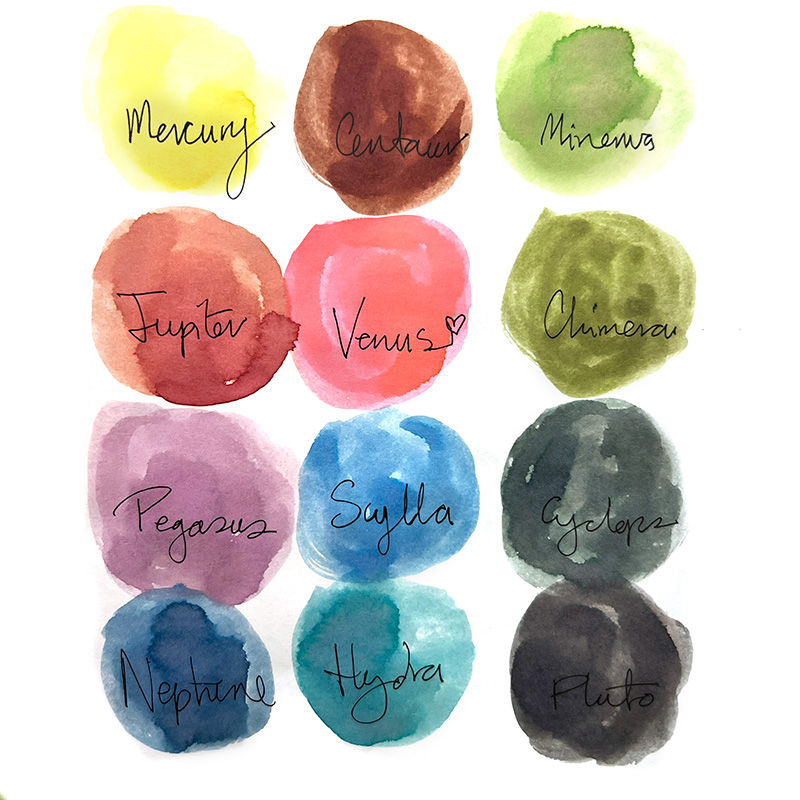 Jane Davenport Gods & Monsters Gradient Ink Ancient Roman