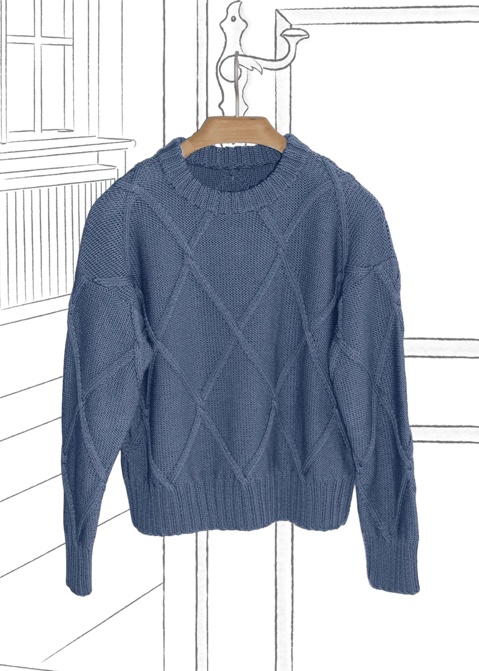 Go Handmade Nino Sweater strikkeoppskrift genser 3-12 år