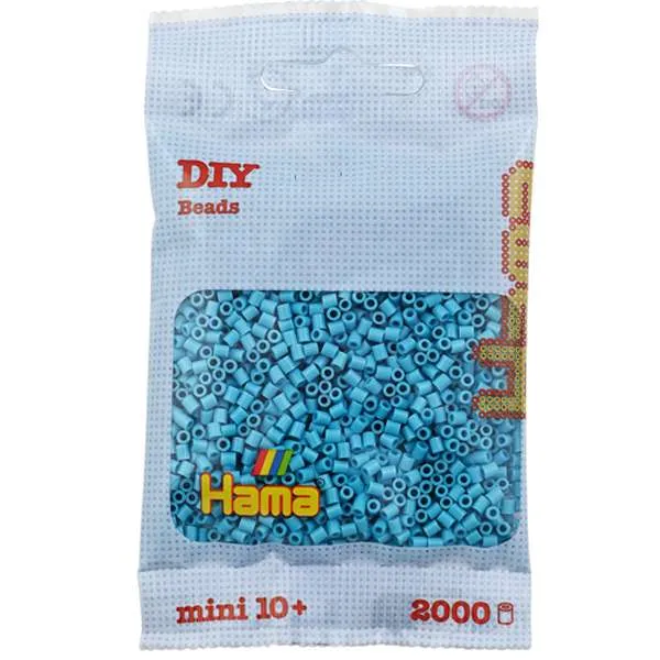 Hama Mini perler 2000 stk asurblå
