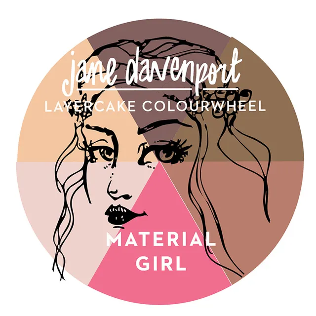 Jane Davenport LayerCake Material Girl Colour Wheel akvarell