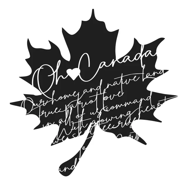 The Crafters Workshop TCW1094s Oh Canada sjablong 6x6 lønn