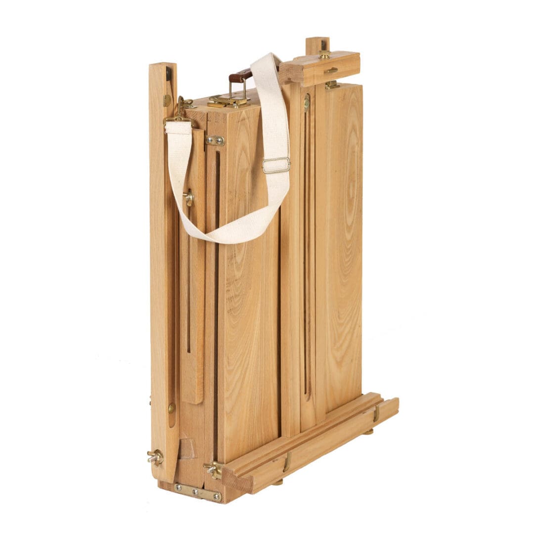 KEM feltstaffeli med koffert justerbart 87 cm lerret