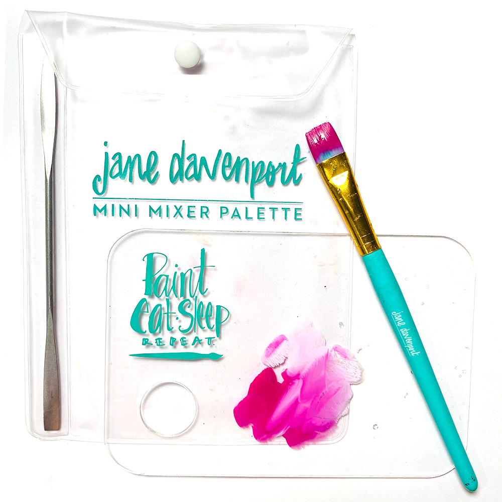 Jane Davenport Mini Mixer palett transparent blande