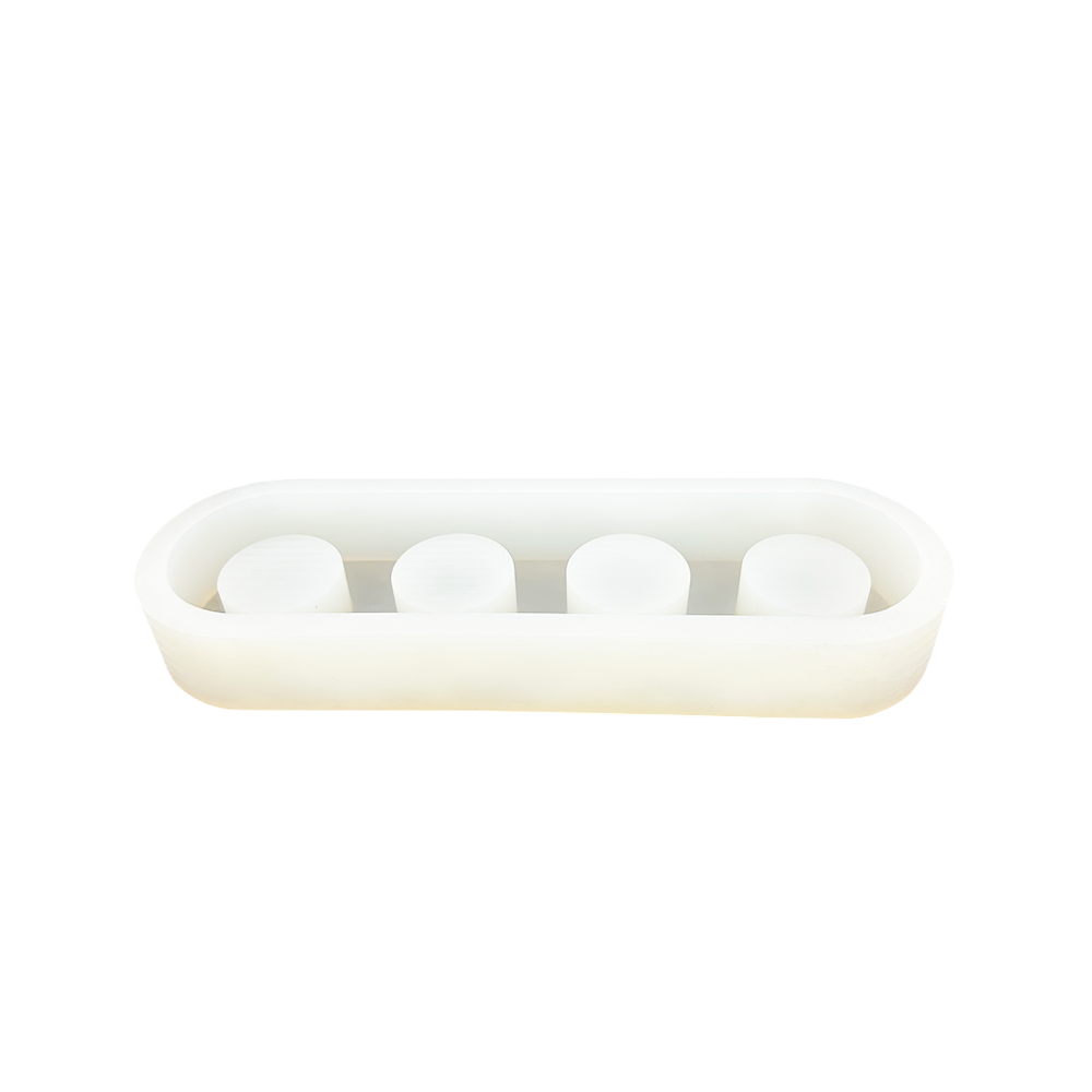 Jesmonite støpeform rund telysholder 25 cm silikon