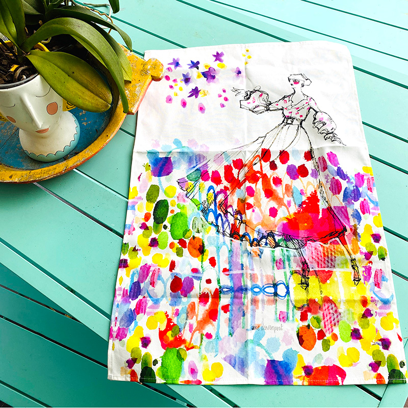 Jane Davenport Art Cloth Portofino maleklut