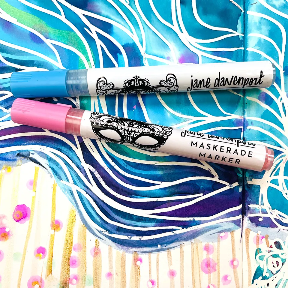Jane Davenport Maskerade Markers maskeringstusj fine linjer