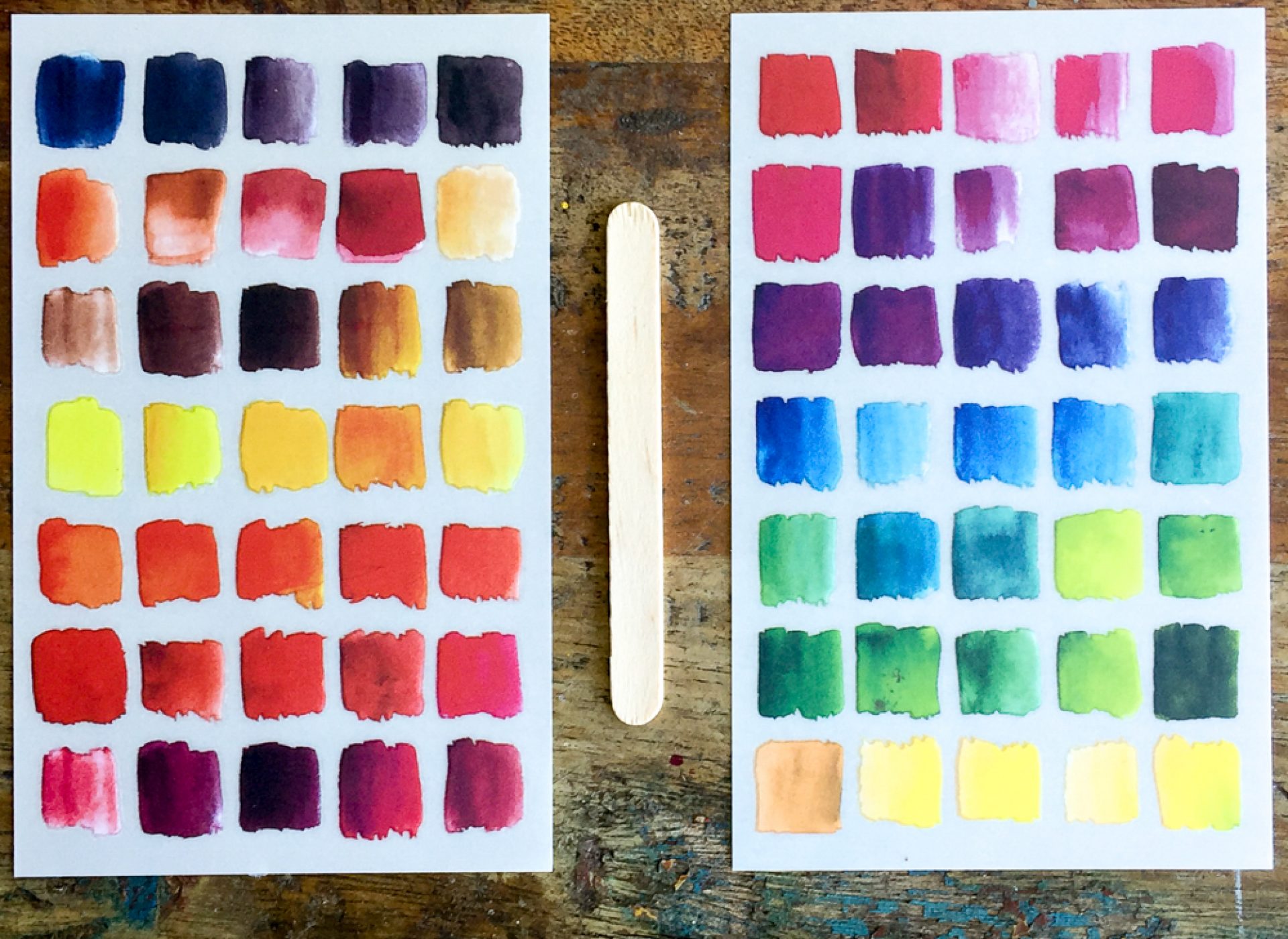 Jane Davenport Bright Swatches Journal Tattoos overføringsbilder