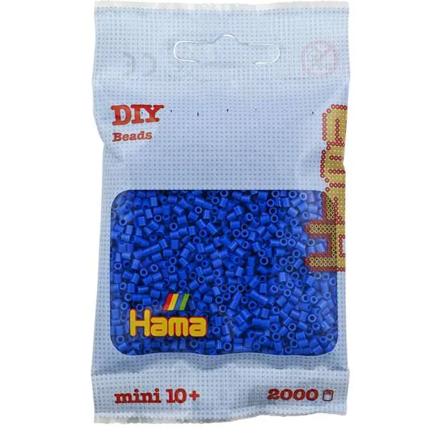 Hama Mini perler 2000 stk lyseblå