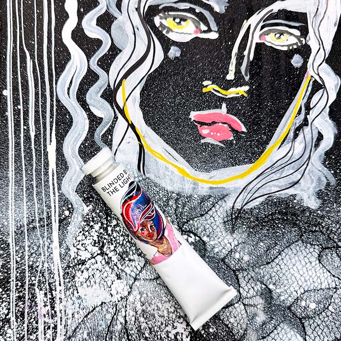 Jane Davenport Go-Go Gouache Blinded Light hvit kremet tett