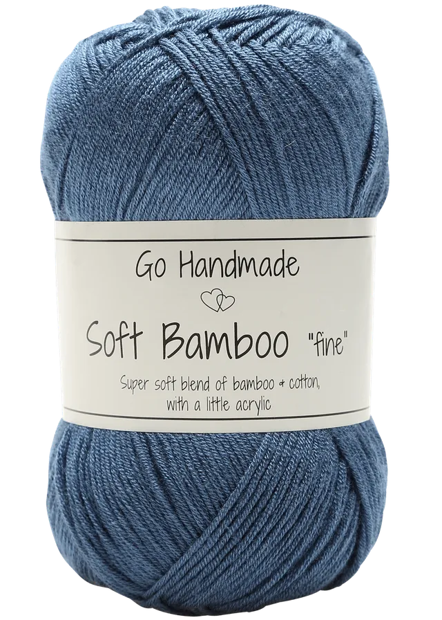 Go Handmade Soft Bamboo Fine bambusgarn 50 g myk