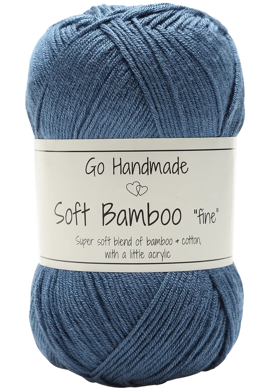 Go Handmade Soft Bamboo Fine garn 50 g bambus