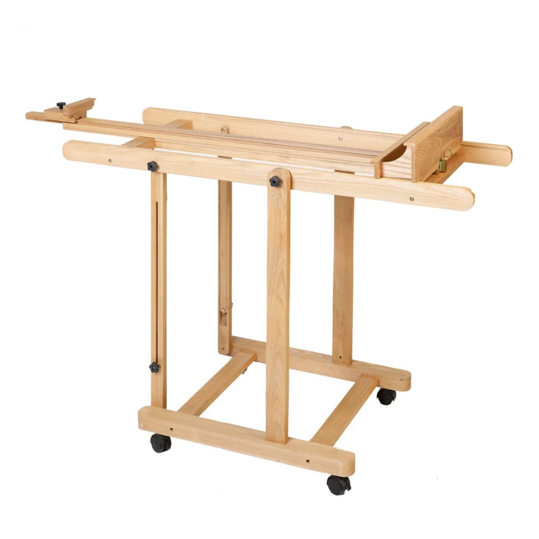 KEM H-fot PRO staffeli med hjul maks 210 cm lerret