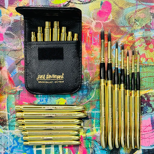 Jane Davenport On Tour Brush Ballet penselsett reise