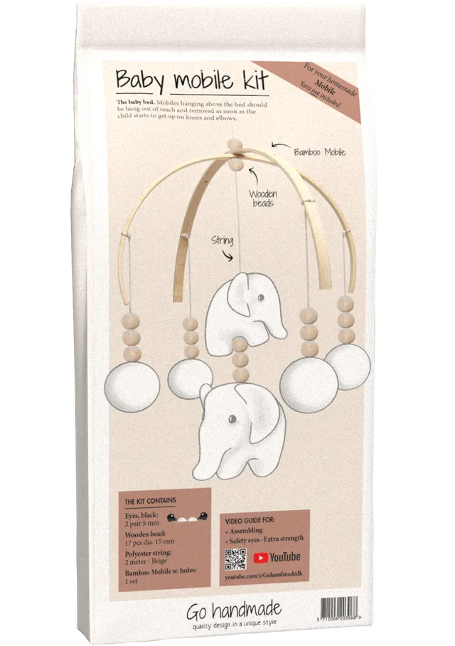 Go Handmade Sanse Kit babymobil heklesett