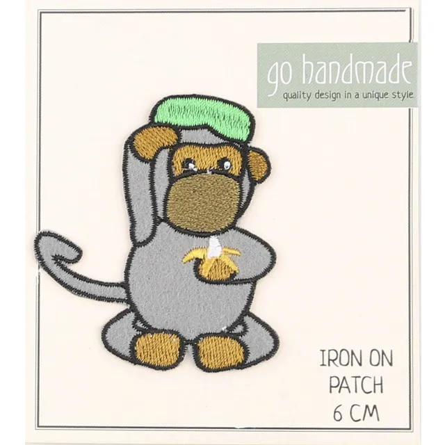 Go Handmade strykemerke ape Jimmi 6 cm