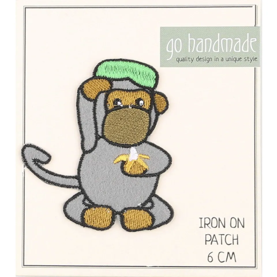 Go Handmade Jimmi strykemerke ape 6 cm