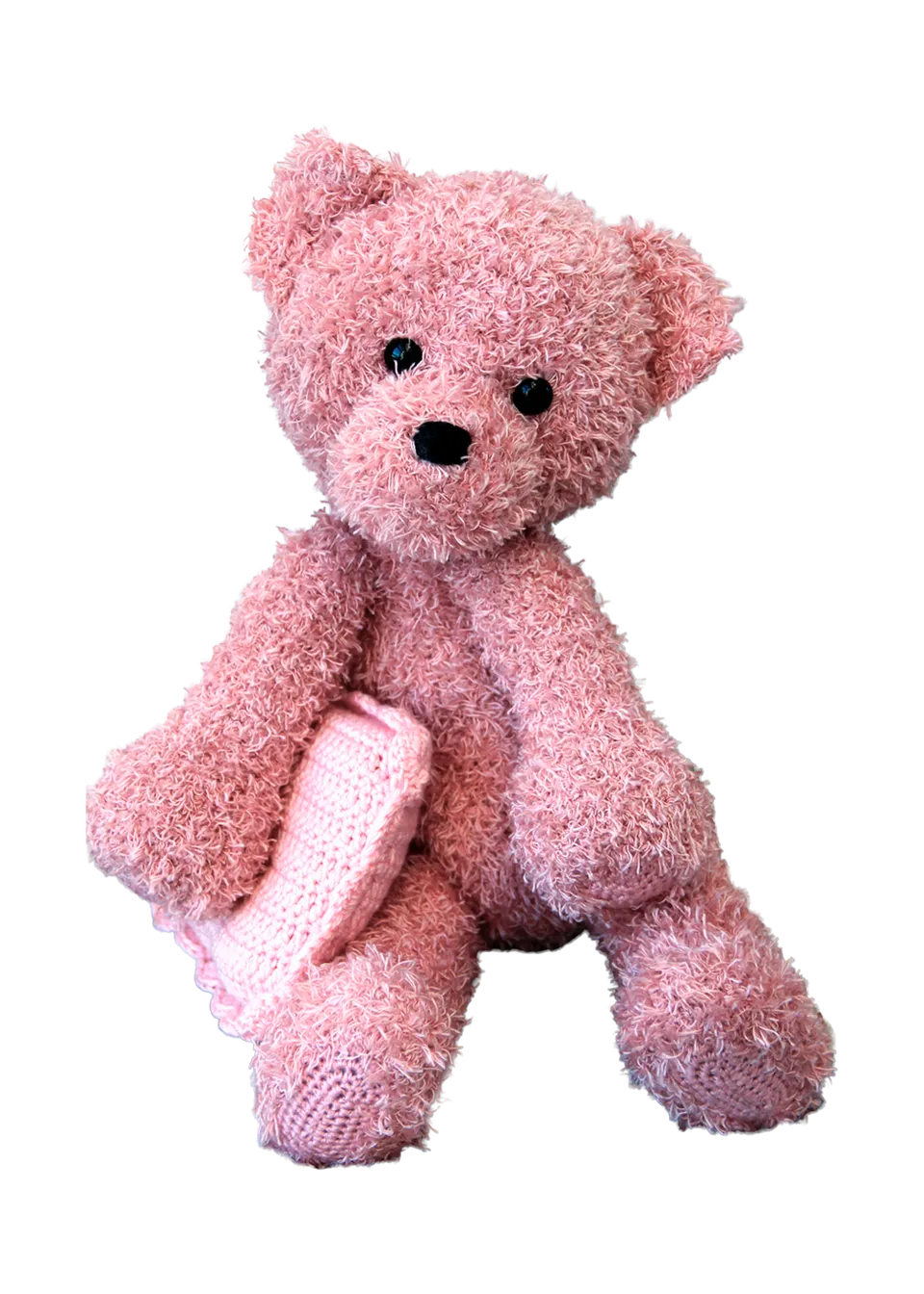 Go Handmade Teddy Trunte heklesett bamse teppe pute