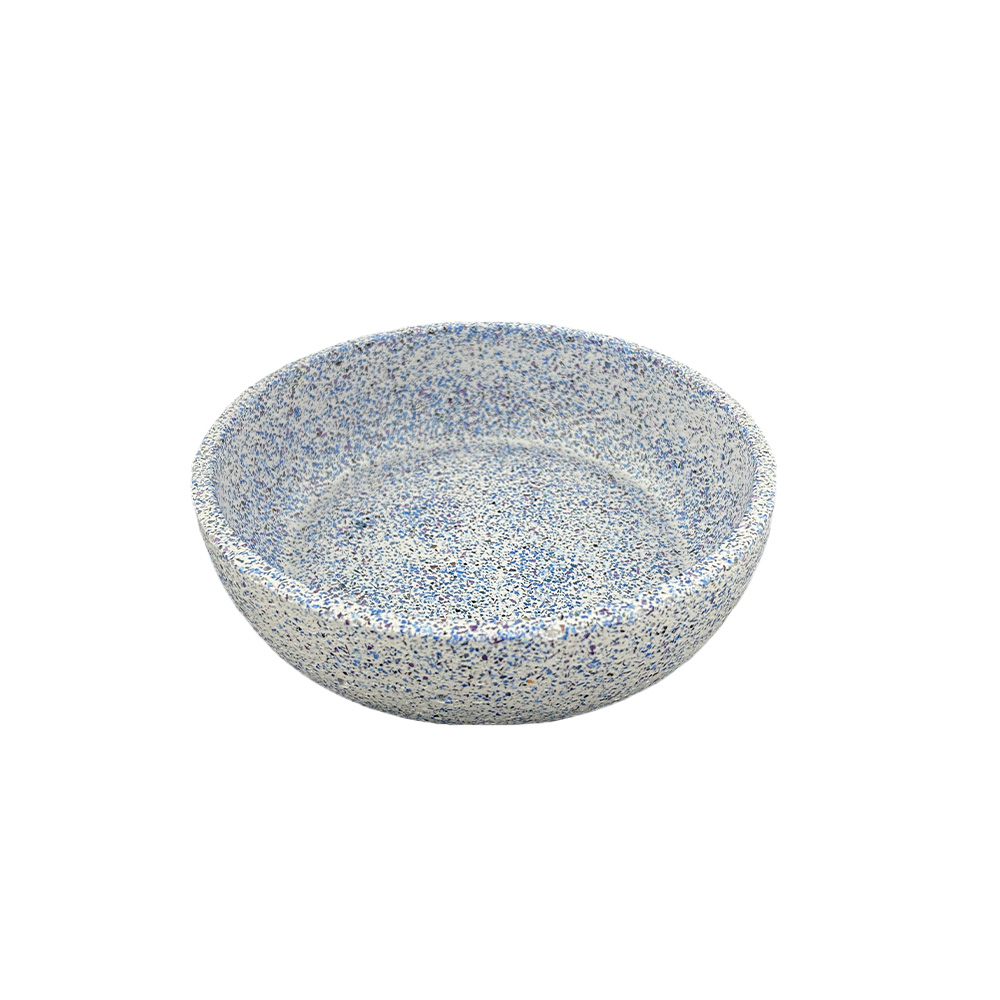 Jesmonite stor rund skål silikonform 20,9 cm