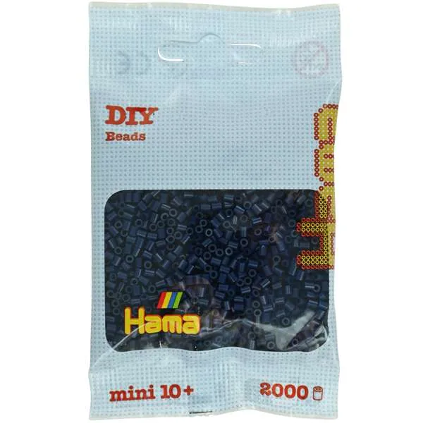 Hama Mini perler midnattsblå 2000 stk 2,5 mm