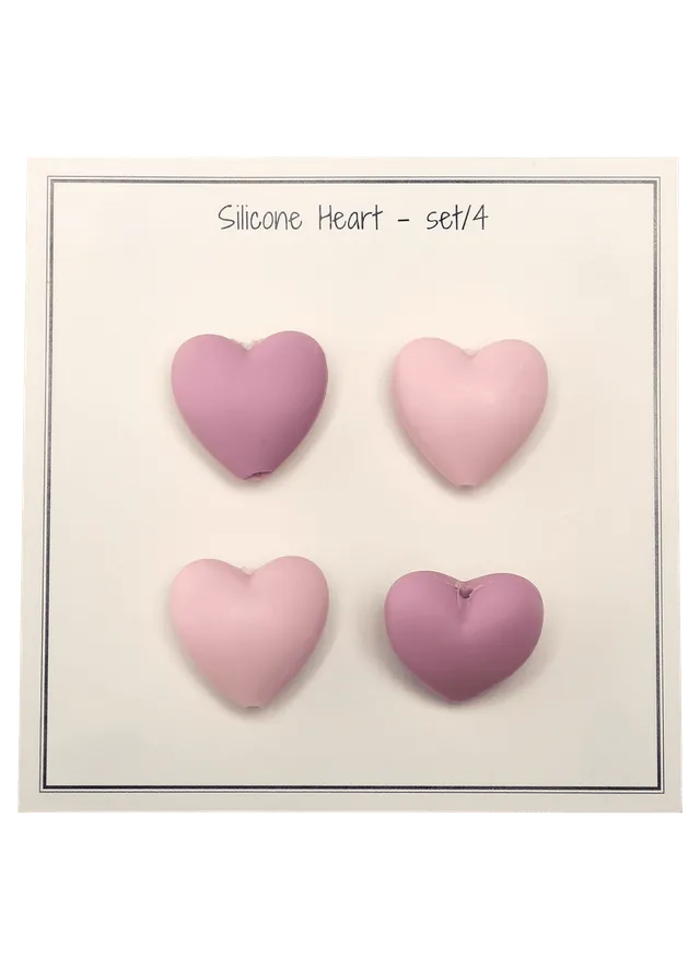 Go Handmade Heart knapper hjerteform 20 stk