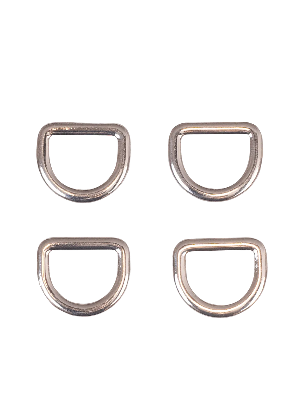 Go Handmade D-ring 20x17 mm metallringer 4 stk