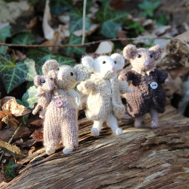 Go Handmade Mice Sisters strikkeoppskrift NL