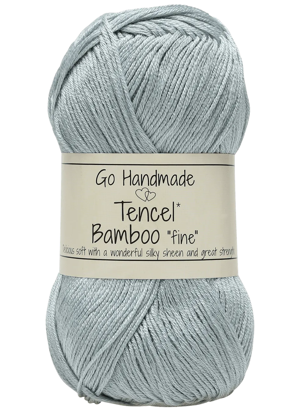 Go Handmade Tencel Bamboo fine garn 50 g bambus