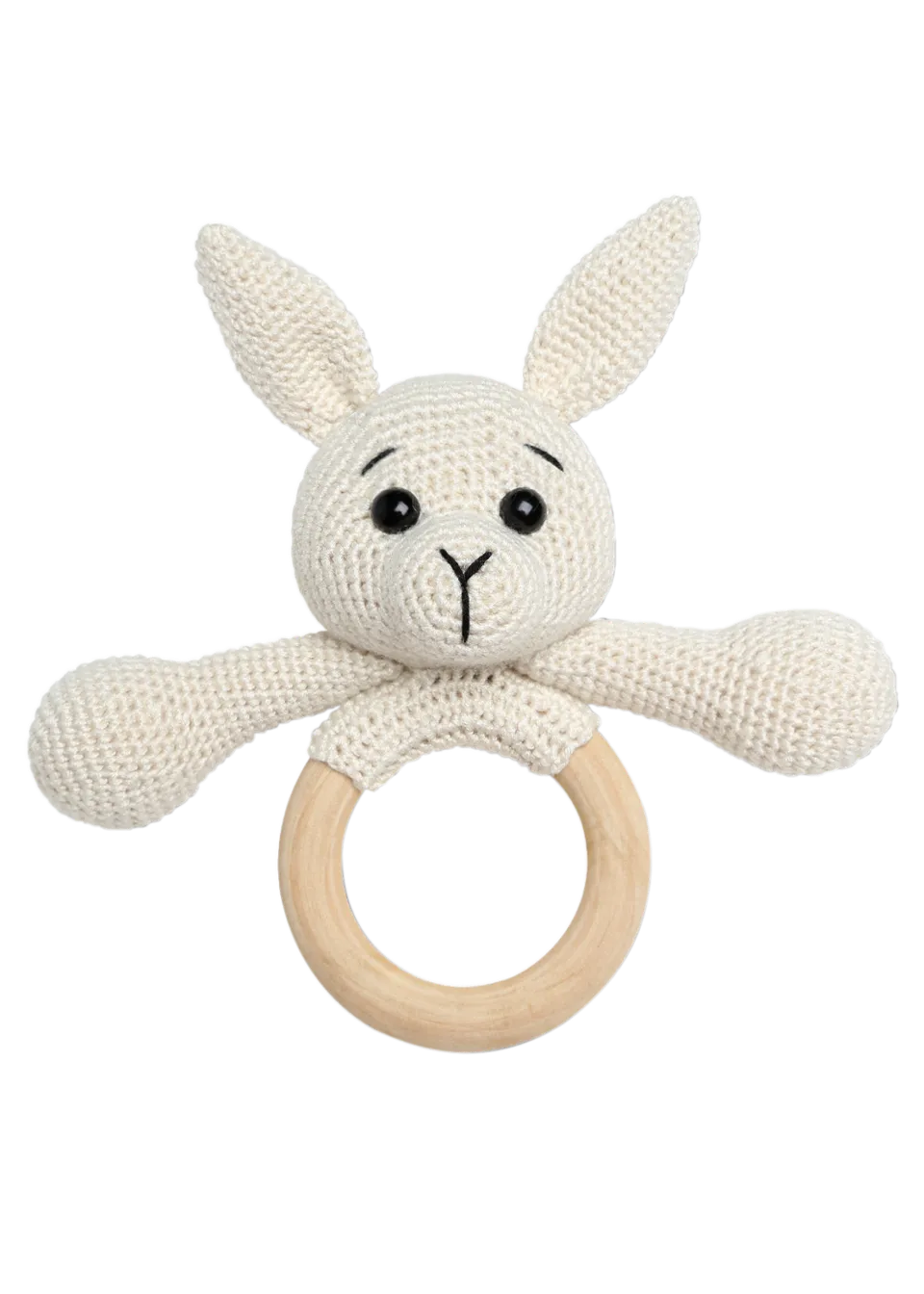 Go Handmade Sensory Bunny hekleoppskrift kanin træring