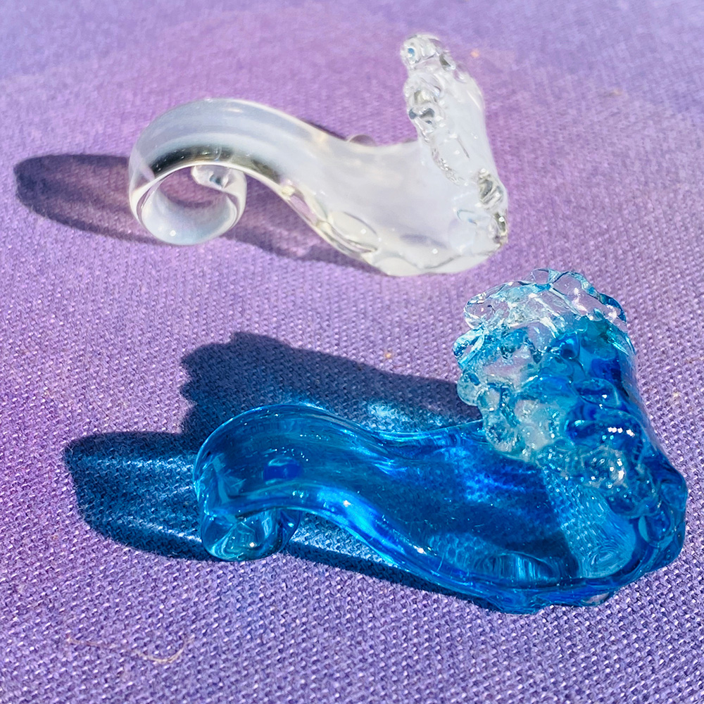 Jane Davenport Mermaid Tail Take-a-Dip glasspenn fin tupp