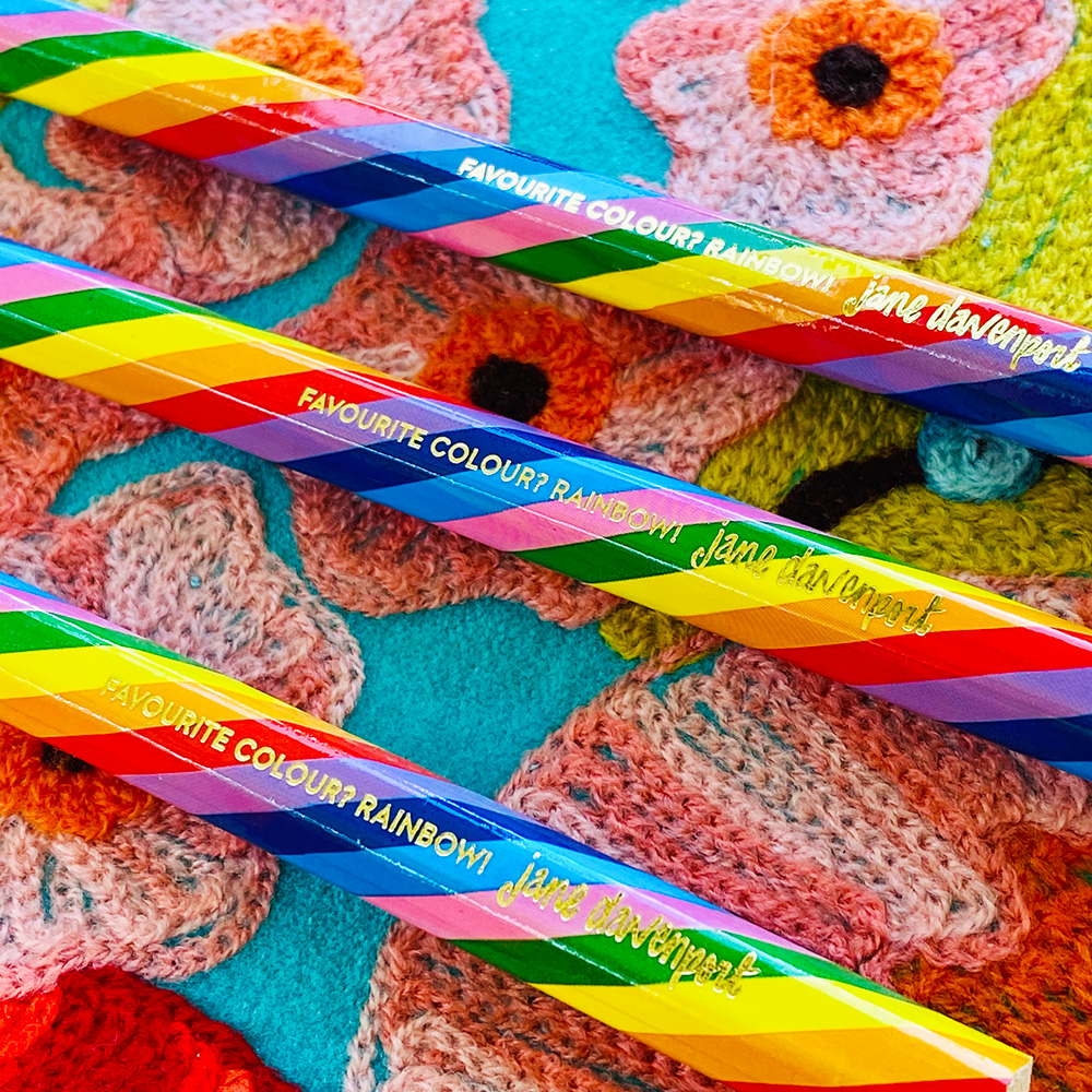 Jane Davenport Rainbow Twirl blyant flerfarget regnbueblyant