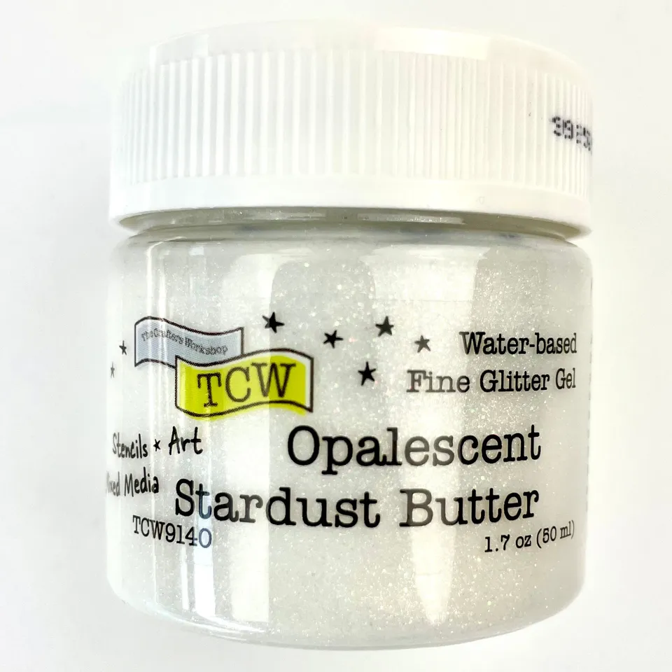 The Crafters Workshop Stardust Butter Opalescent stencilpasta 50ml
