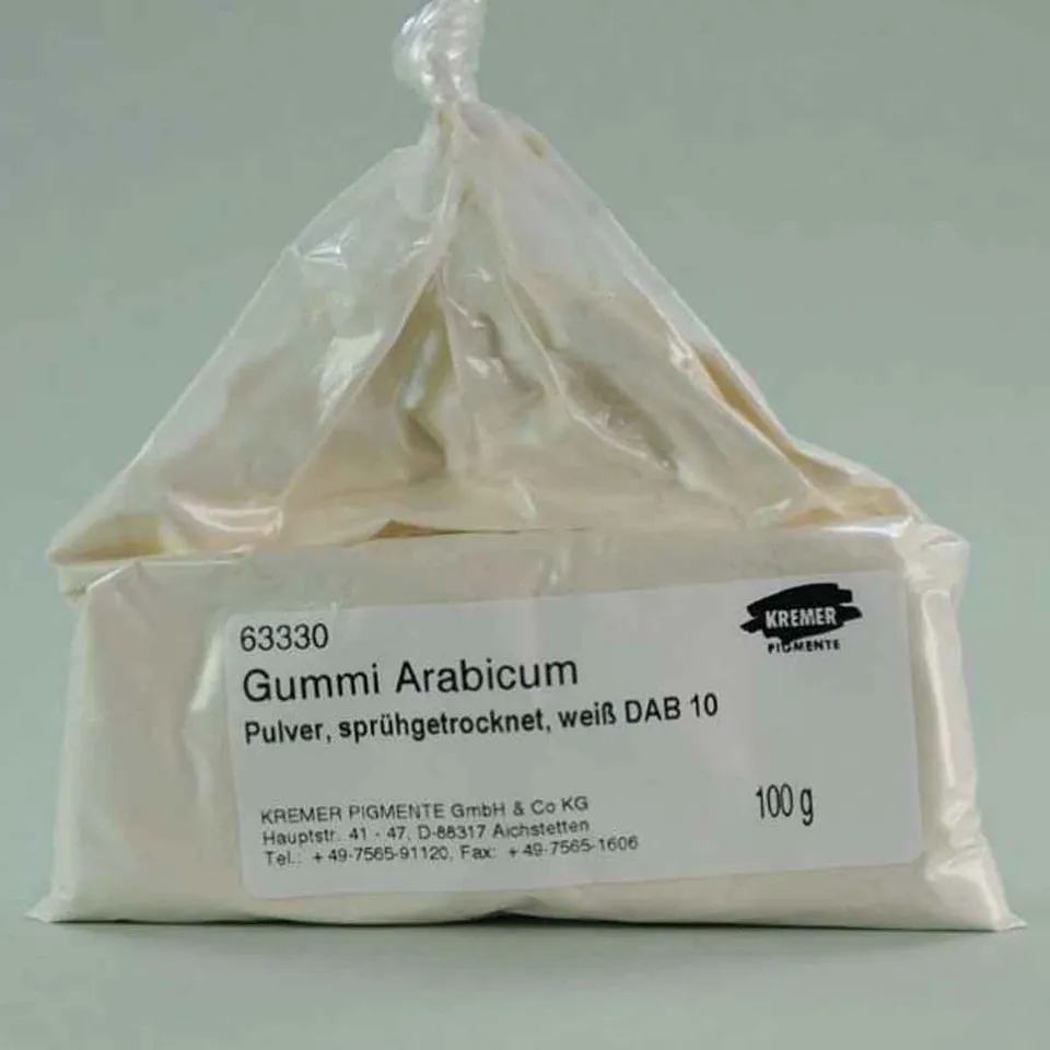 Kremer KR63330 gummi arabicum pulver 100g naturlig