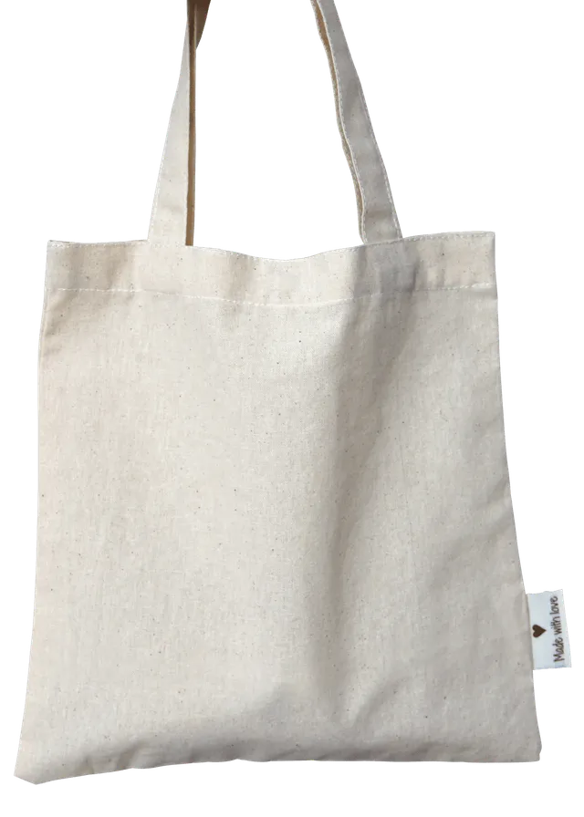 Go Handmade gavepose bomull 23x23 cm hvit