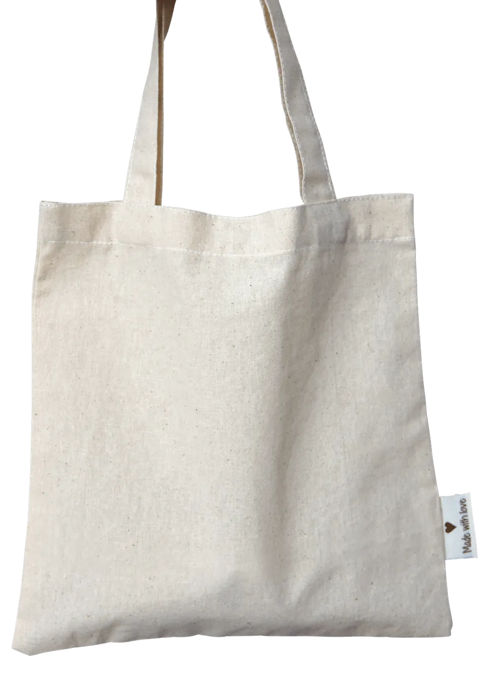 Go Handmade gavepose bomull Made with love 23x23 cm