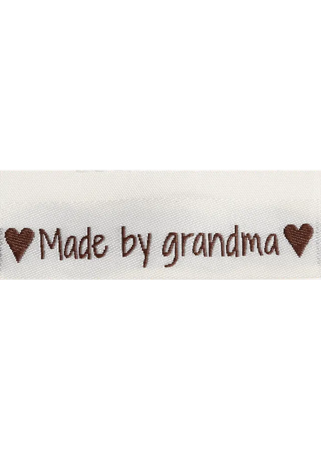 Go Handmade merkelapper Made by Grandma 10 stk