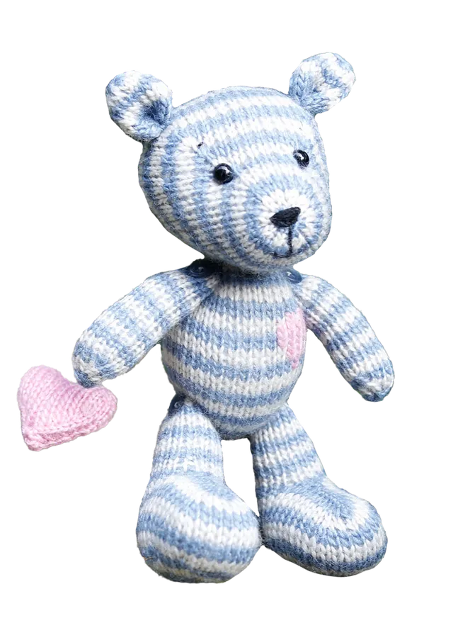 Go Handmade Camille strikkeoppskrift dukke 25cm