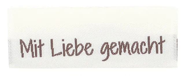 Go Handmade Mit liebe gemacht merkelapper 10 stk