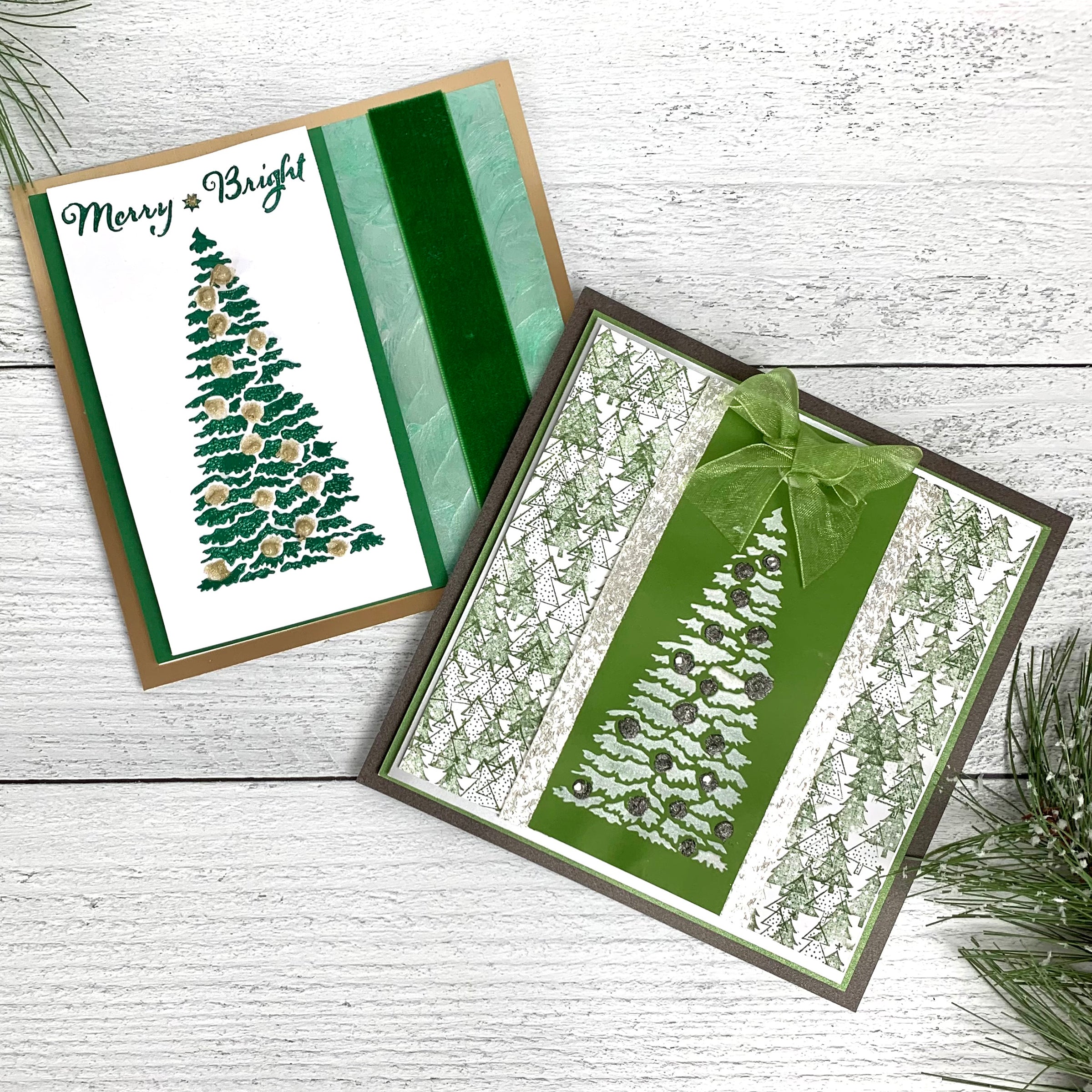 The Crafters Workshop TCW6011 Tall Christmas Tree sjablong slimline