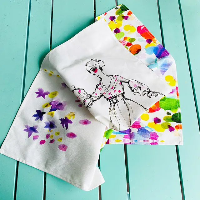 Jane Davenport Art Cloth Portofino maleklut