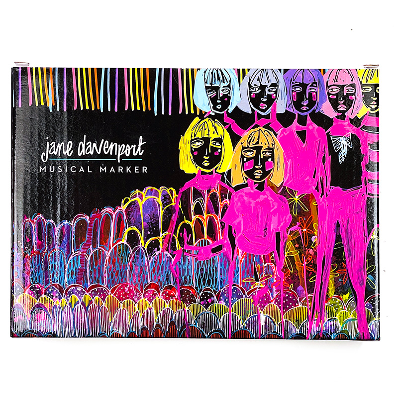 Jane Davenport Musical Markers Wham Glam tusjer neon