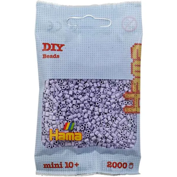 Hama Mini perler lys lavendel 2000 stk 2,5 mm