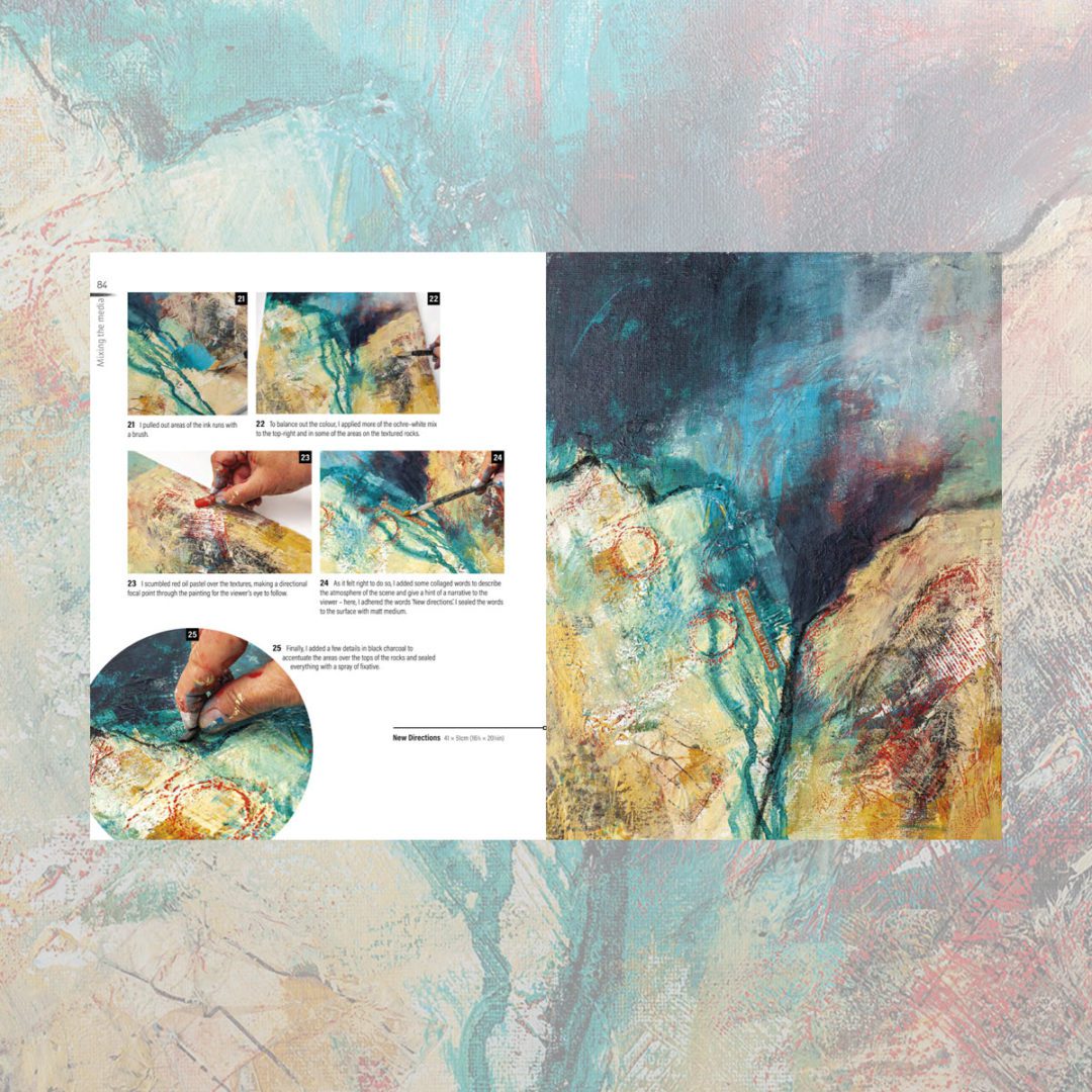 KEM The Innovative Artist Abstracts Mixed Media bok