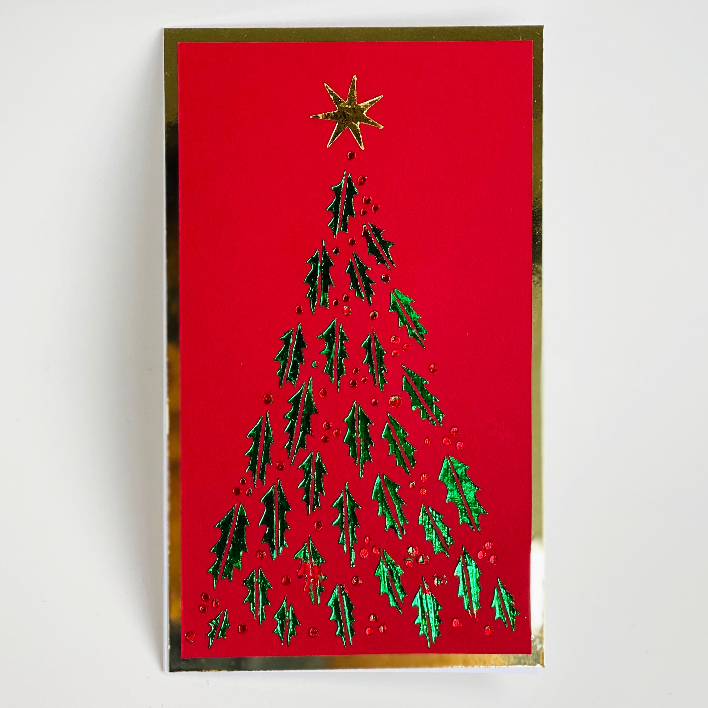 The Crafters Workshop TCW951 Happy Holly sjablong 6x6 jul
