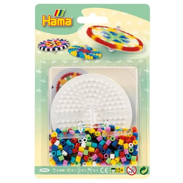 Hama Midi perler spinning top sett 600 stk