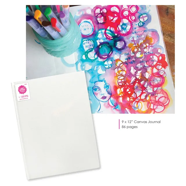 Jane Davenport A4 akvarelljournal hardcover lerret