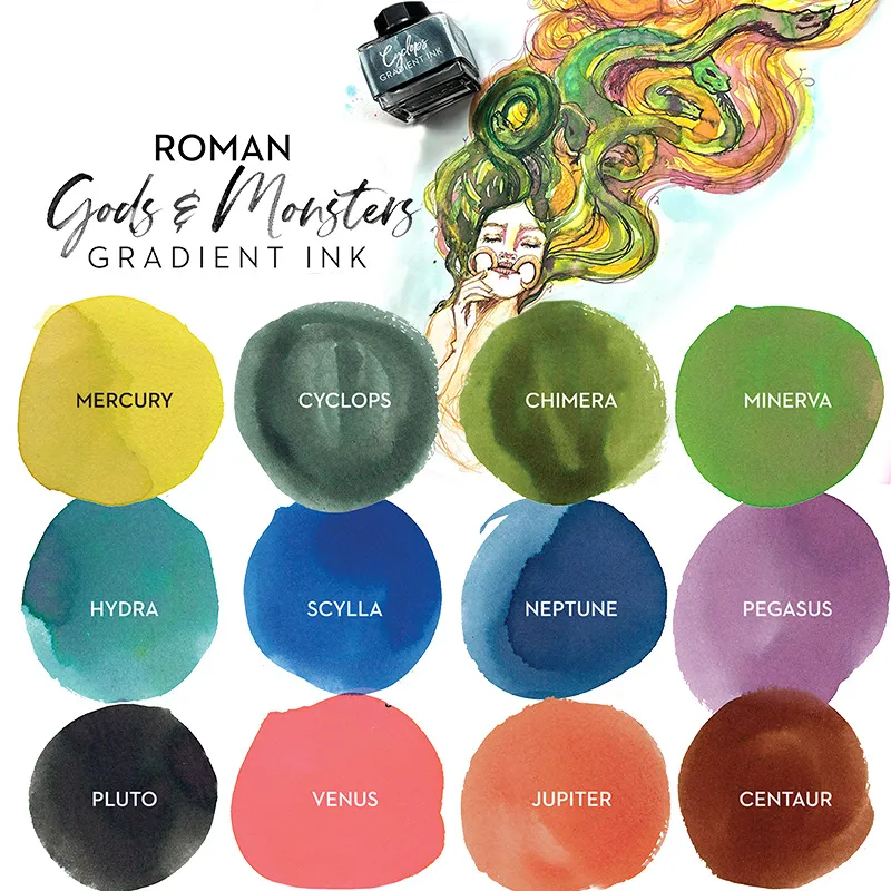 Jane Davenport Gods & Monsters Gradient Ink Ancient Roman