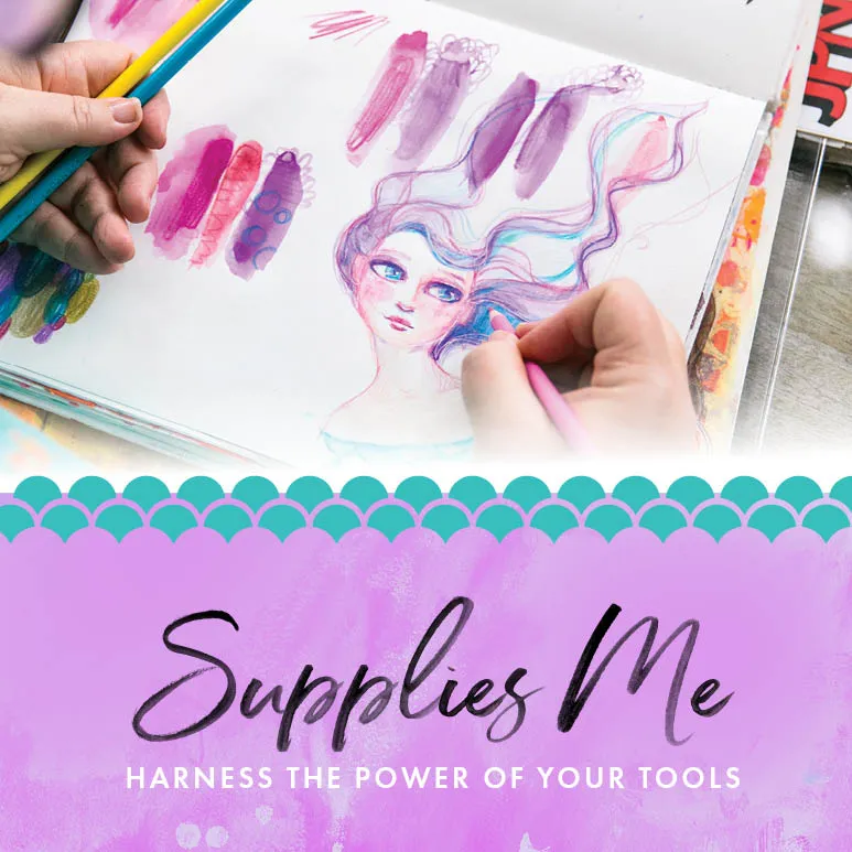 Jane Davenport Supplies Me Workshop nettkurs materiell