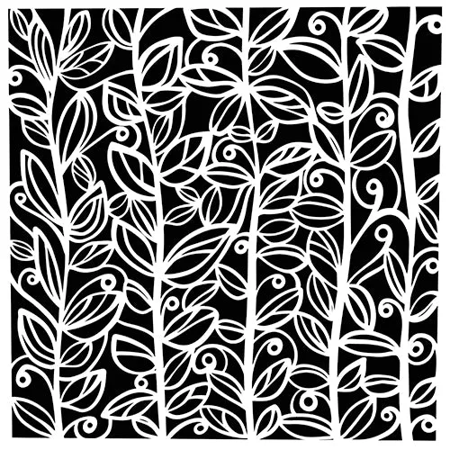 The Crafters Workshop TCW1061 Leafy Vines sjablong bladerank