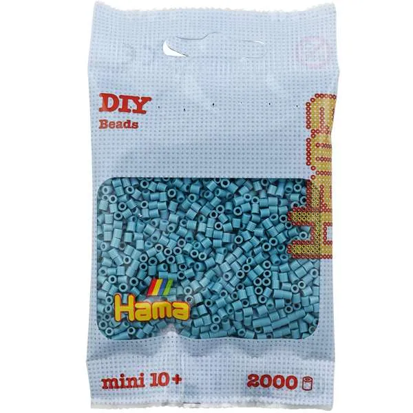 Hama Mini perler turkis ca. 2000 stk 2,5 mm